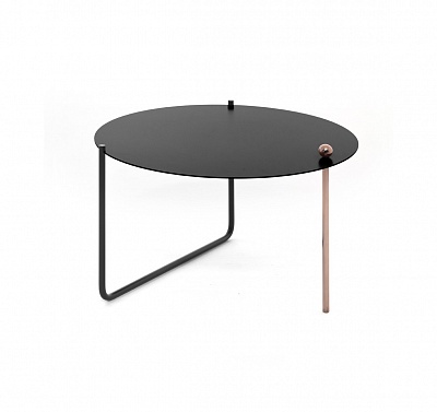 COFFEE NEO M стол кофейный ЧЕРНЫЙ/БРОНЗОВЫЙ