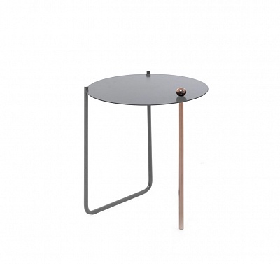 COFFEE NEO S стол кофейный СЕРЫЙ/БРОНЗОВЫЙ