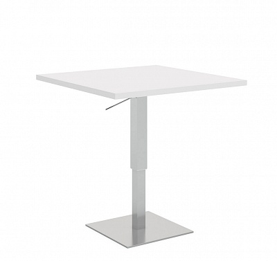 Sit-to-Stand стол 75*75 белый БЕЛЫЙ