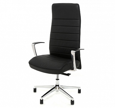 STRIPE/A Кресло руководителя ЧЕРНЫЙ/АЛЮМ