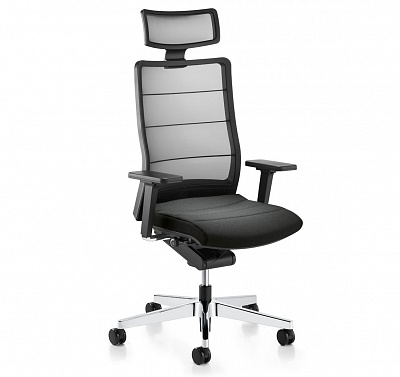 AIRPAD КРЕСЛО Д/РУКОВОД., КОЖА ЧЕРНЫЙ