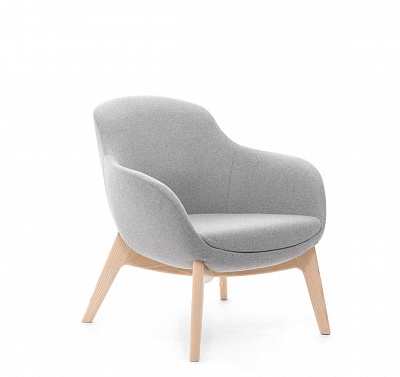 NOBLE WOOD КРЕСЛО ЯСЕНЬ СЕРЫЙ M