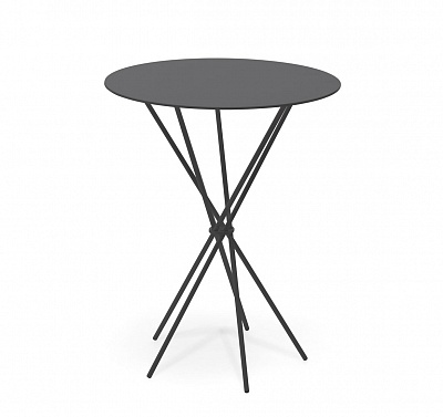 BORA S стол кофейный ЧЕРНЫЙ