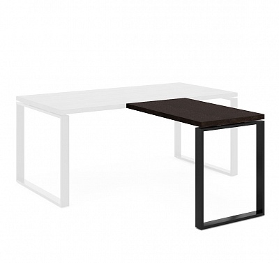 ROTONDA Приставка 100x60 черн ВЕНГЕ/ЧЕРН