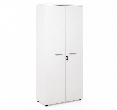 TOUR Высокий гардероб с вешалк БЕЛЫЙ